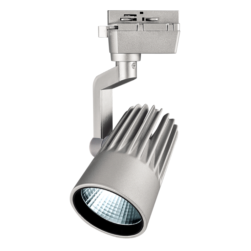 Светильник светодиодный трековый однофазный PTR 0125-2 25w 4000K 24° GR (серый) IP40 | .5023727 | Jazzway — Jazzway