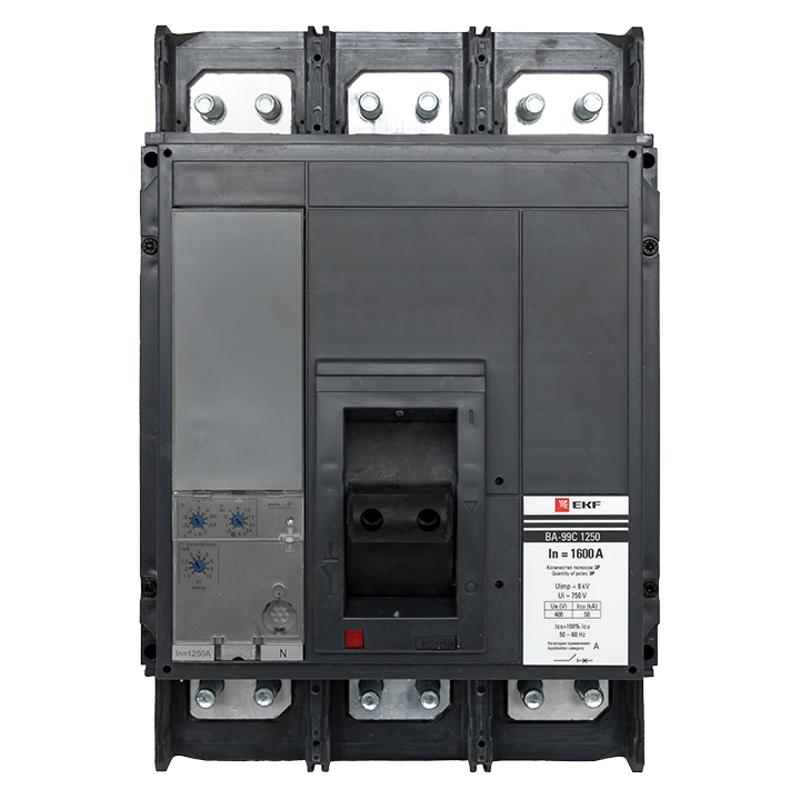 Выключатель автоматический ВА-99C (Compact NS) 1250/1600А 3P 50кА PROxima | mccb99C-1250-1600 | EKF — миниатюра 4