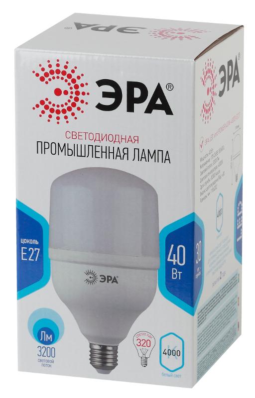 Лампа светодиодная LED 40Вт T120 Е27 220В 4000К smd POWER | Б0027005 | ЭРА — миниатюра 2
