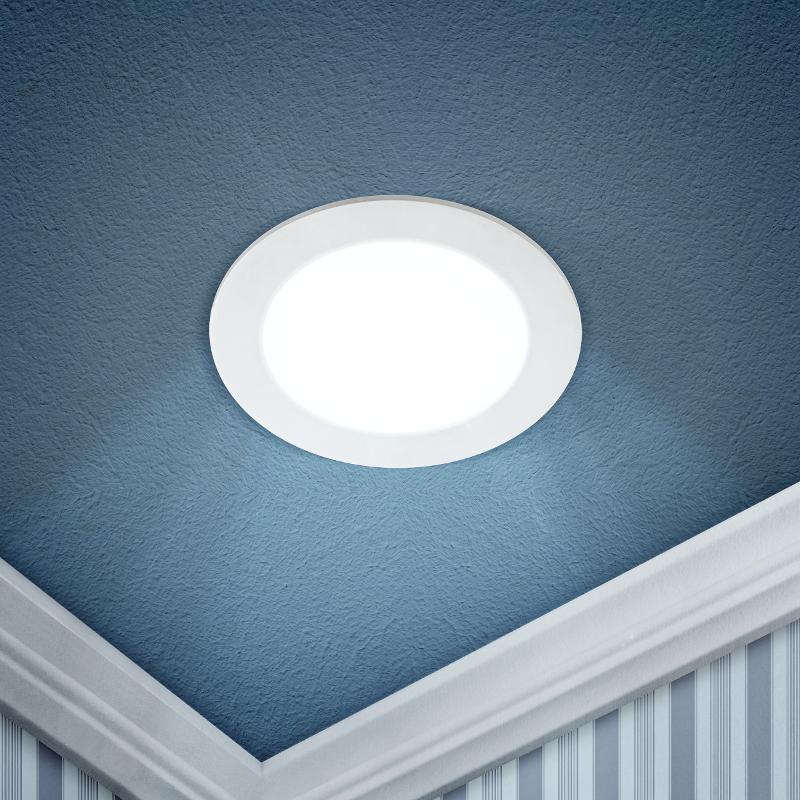 Светильник светодиодный встраиваемый downlight LED 1 12Вт 6500К белый круг | Б0019833 | ЭРА — миниатюра 1