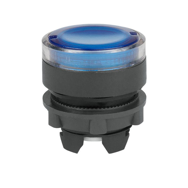 Головка кнопки OptiSignal D22 A5-PL-6 с подсветкой синяя пластик ZB5AW363 |332309| КЭАЗ — фото 1 | Sento