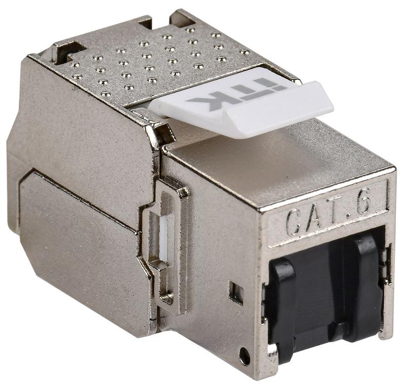 ITK Модуль Keystone Jack кат.6 STP без инстр. с пыл. кр. | CS1-1C06S-T2-D | ITK — ITK
