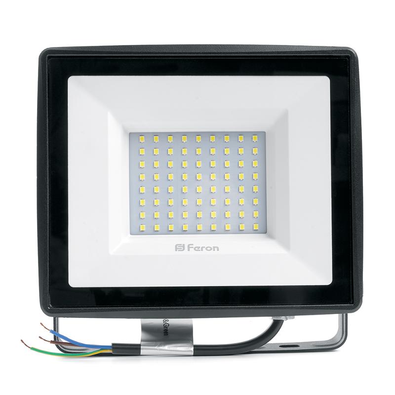 Прожектор светодиодный LL-922 2835 SMD 100W 6400K IP65 AC220V/50Hz, черный 261*217*33 мм | 32103 | FERON — миниатюра 3