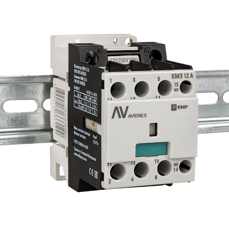 Контактор КМЭ 12А 1NO 400В АС EKF AVERES | ctr-s-12-10-400-av | EKF — миниатюра 3