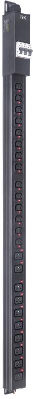 BASE PDU PV1113 29U 3ф 32А 14C13 10C19 3м IEC60309 | BS-PV42-14C13-10C19-13 | ITK — ITK