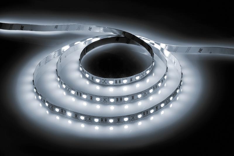 Лента светодиодная LS606 с драйвером 60Вт 60SMD(5050)/м 14.4Вт/м 12V 3000*10*2,32мм 6500К | 27720 | FERON — Feron