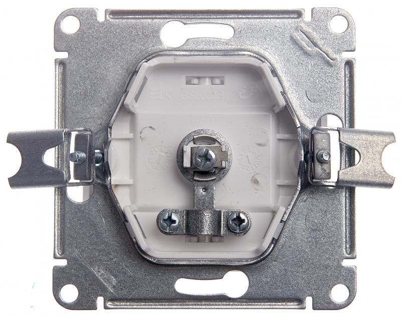 Glossa Белый TV Розетка проходная 4DB | GSL000192 | SE — миниатюра 2