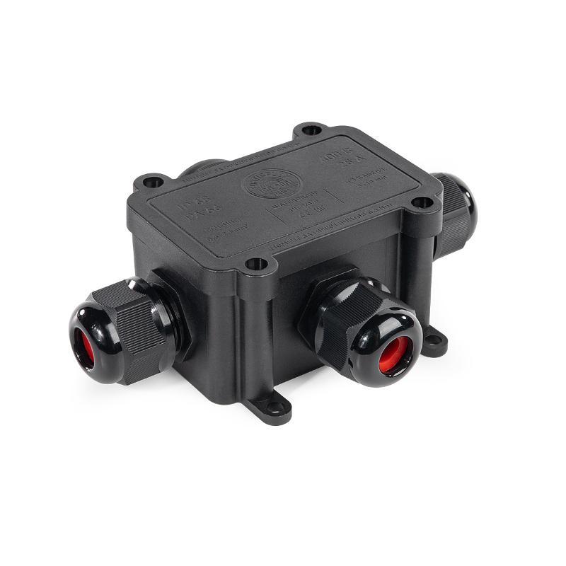 Коробка распределительная герметичная MG Box S-4 IP68 110х80х38мм, вводы М16 - 4 шт., негорючая, ЗВИ 3пары  0,5–2,5 мм.кв. | 89511 | Fortisflex — Fortisflex