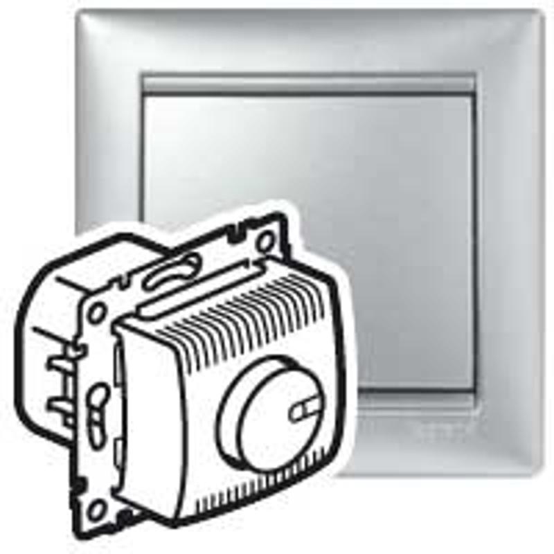 Valena Алюминий Светорегулятор поворотный 100-1000W для л/н, галог. ламп с обмоточным т-ром — миниатюра 2