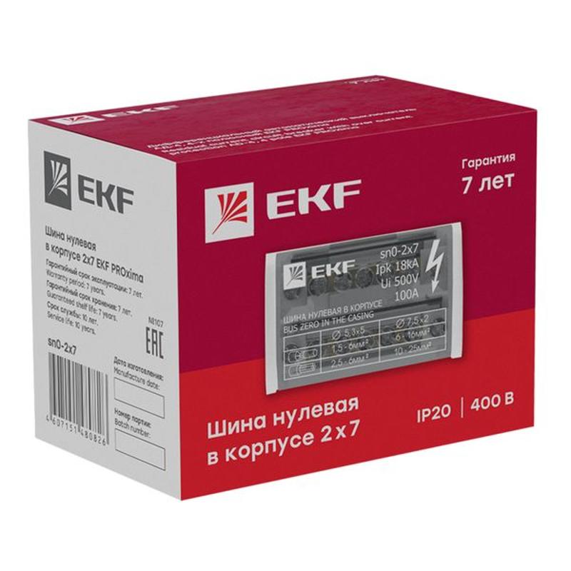 Шина нулевая в корпусе 2х7 EKF PROxima | sn0-2x7 | EKF — миниатюра 16