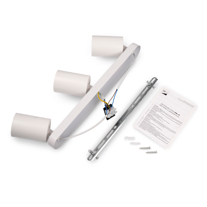 Светильник светодиодный архитектурный PDL-R 3xGU10  WH 230V IP20 | .5049369 | Jazzway — миниатюра 4