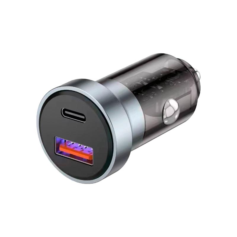 Автомобильное зарядное устройство c двумя портами (USB-A + USB-C) c LED-подсветкой, 20Вт | 18-2243-5 | REXANT — фото 1 | Sento