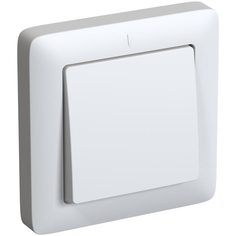 Хит Белый С/У Выключатель 1-клавишный 6А, 250В | VS16-133-B | SE — Systeme Electric