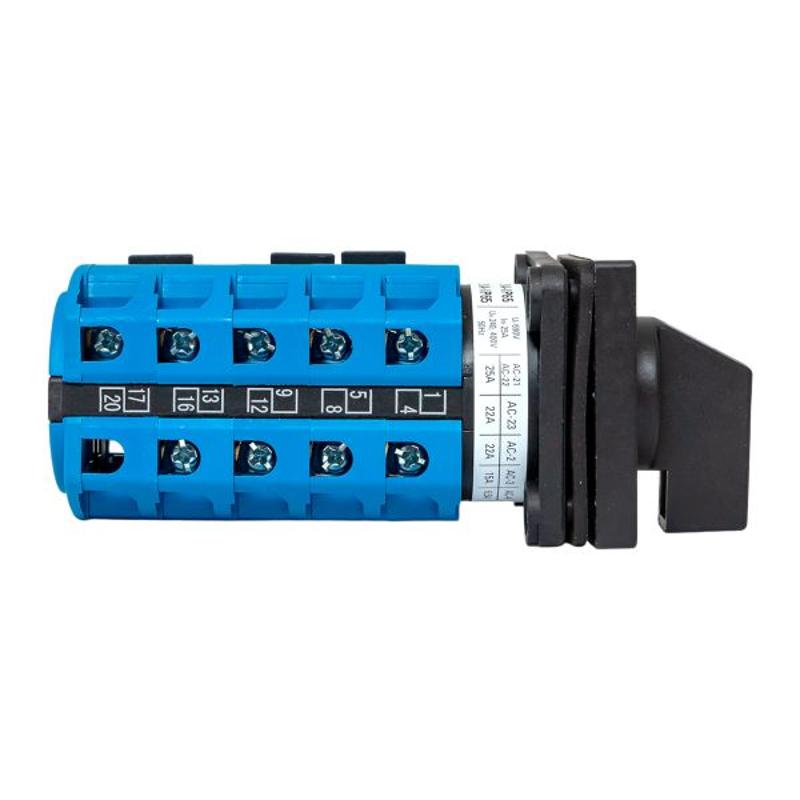 Переключатель кулачковый ПК-1-103 25А 3P «0-1-2-3» IP65 | pk-1-103-25-65 | EKF — миниатюра 3