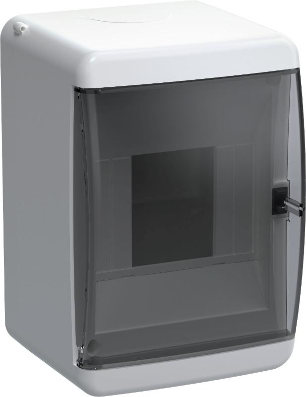 Корпус пластиковый навесной на 4 модуля КМПн-4 IP41 белый TEKFOR Mini | TFM-KP73-N-04-41-K01-K01 | IEK — IEK (ИЭК)