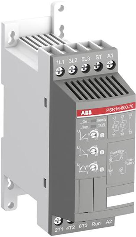 Софтстартер PSR16-600-11 7,5кВт 400В (24 В AC/DC) | 1SFA896107R1100 | ABB — ABB