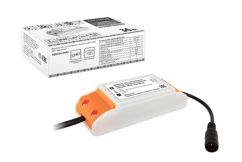 Драйвер для светодиодных панелей серии СВО, 36Вт, Народный | SQ0329-0483 | TDM — TDM ELECTRIC
