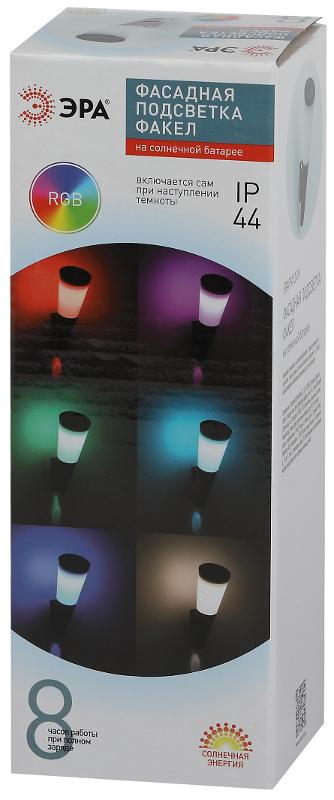 Фасадная подсветка Факел на солнечной батарее ERAFS012-09 1 LED, 7*21 см | Б0057596 | ЭРА — миниатюра 2