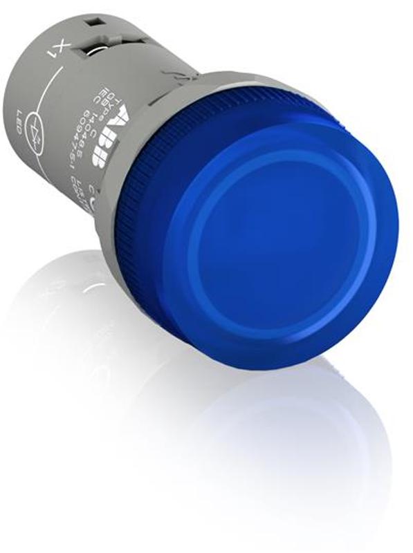 Лампа CL2-523L синяя со встроенным светодиодом 230В AC | 1SFA619403R5234 | ABB — ABB