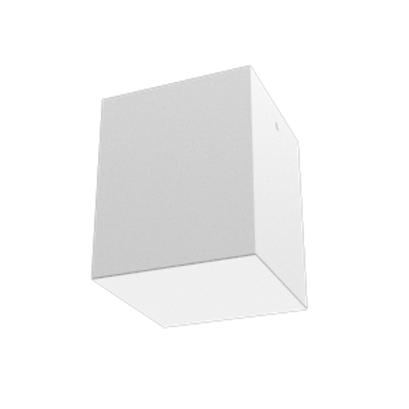 Светодиодный светильник DL-Box накладной 24 Вт 4000 К 140x140x170 мм RAL9003 белый муар с рассеивателем опал DALI | V1-R0-00819-20D01-2002440 | VARTON — фото 1 | Sento
