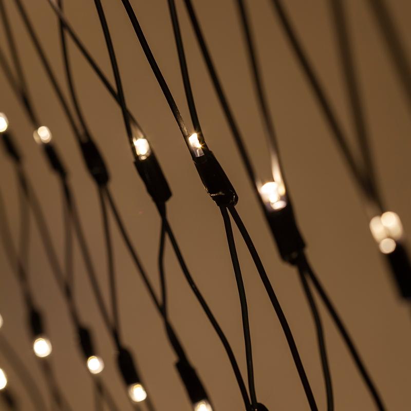 Светодиодная новогодняя гирлянда ERAPS-SK3 сеть 1,5x2 м теплый белый свет 150 LED | Б0051895 | ЭРА — ЭРА (Энергия света)