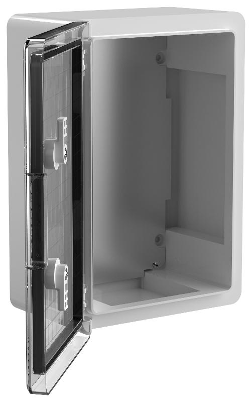 Корпус пластиковый ЩМПп 350х250х150 IP65 с прозрачной дверью УХЛ1 | MKP92-N-352515-65 | IEK — миниатюра 2