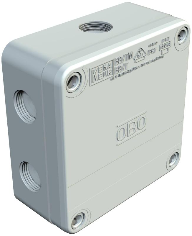 Коробка распределительная B9/T, 110x110x50 мм (Резьба M) IP67 (B 9 T M) | 2001853 | OBO Bettermann — OBO Bettermann