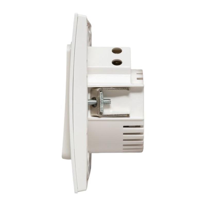 Умный выключатель Стокгольм 1-кл. белый Zigbee Сonnect | RCV-ST1-WD-ZB | EKF — миниатюра 2