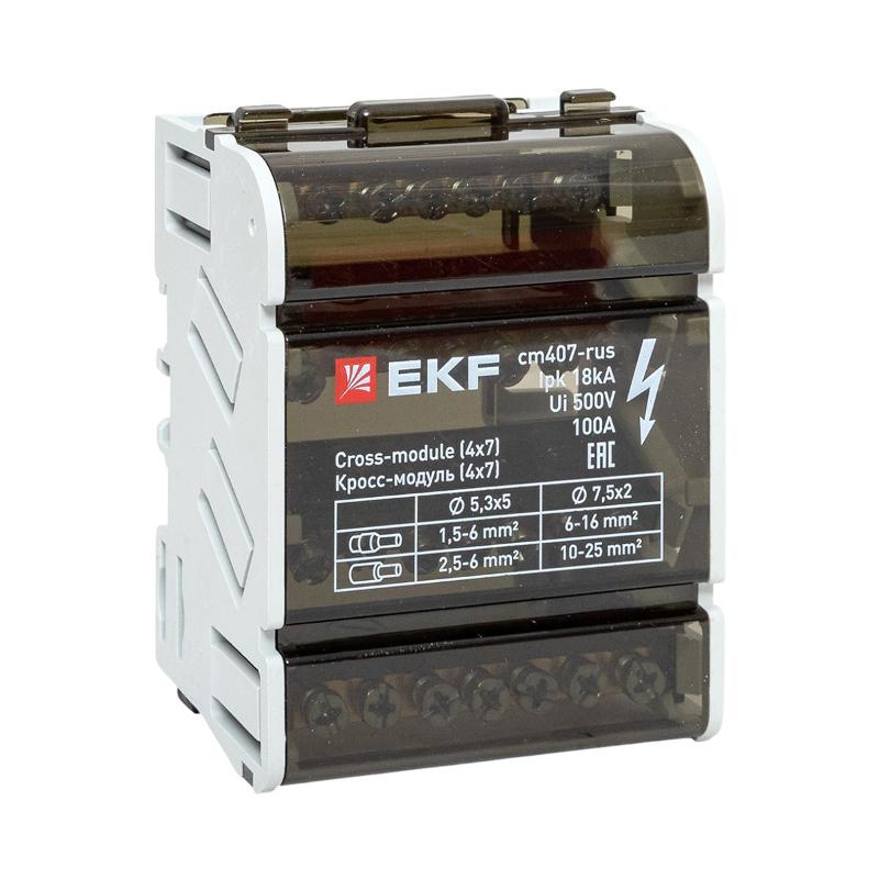 Кросс-модуль (4x7) 100A  |cm407-rus| EKF — EKF