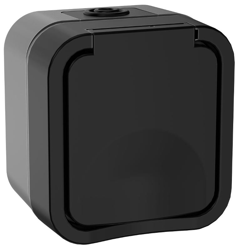 TORS Розетка 1-я с з/к кр. 16А IP55 TS120 графит | TS-R16-16-55-K53 | IEK — IEK (ИЭК)