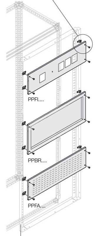 Панель на 2 щит. прибора 96X96мм W=600мм|1STQ008094A0000 | ABB — ABB