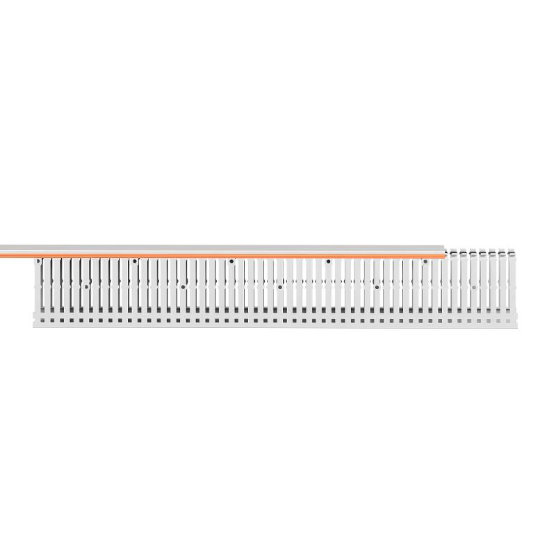 Короб перфорированный, без галогенов, светло-серый RLHF6 40x80 | 01127RLHF | DKC — миниатюра 3