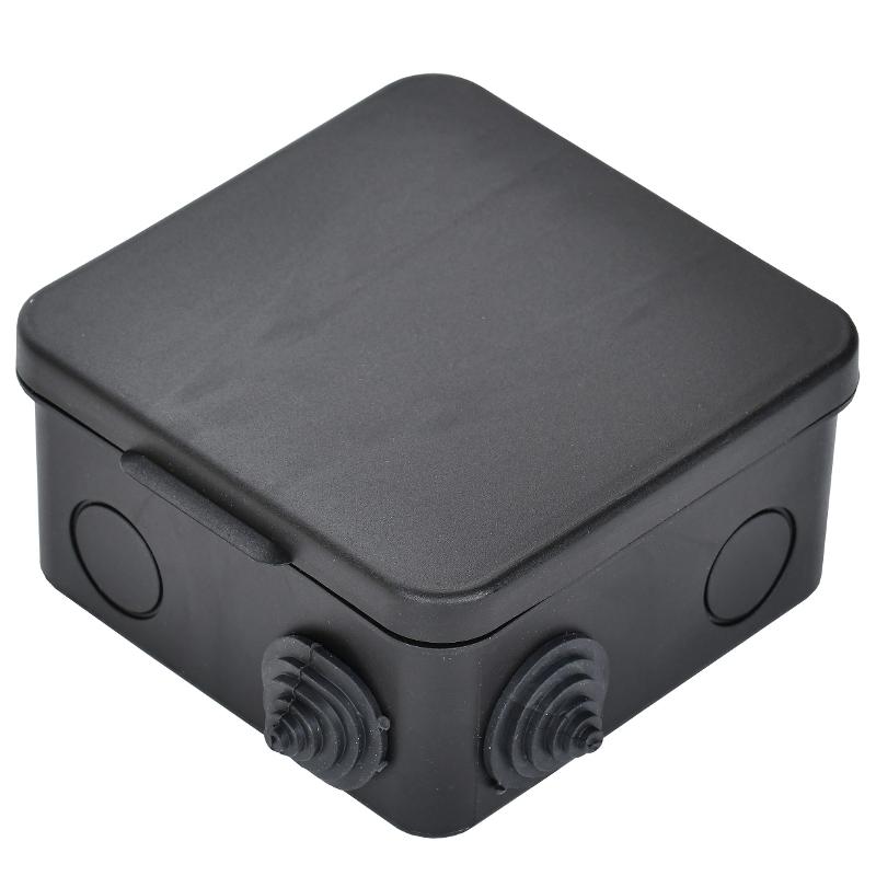 Коробка расп. КМ41256 100х100х50мм о/к IP54 8 вв. черная  | UKO31-100-100-050-K02-54 | IEK — миниатюра 3