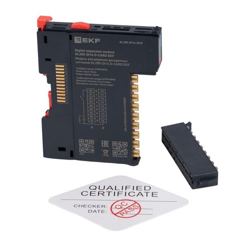 Модуль расширения дискретных сигналов GL200-DI16 D-CARD |GL200-DI16-DCD | EKF — миниатюра 9