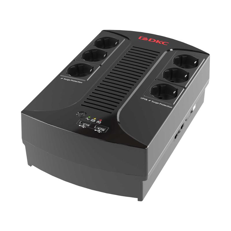 ИБП Info PDU, 800 ВА, Schuko (6), USB для зарядки (2), USB + RJ11 | INFOPDU800 | DKC — DKC (ДКС)