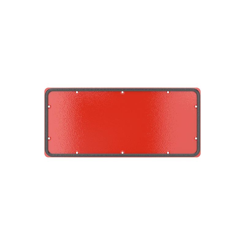 Фланец сплошной для корпусов ST, тип 3, 343x153 мм, красный RAL3020 | R5FSST01-RAL3020 | DKC — миниатюра 2