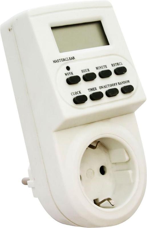TM22 3500W/16A 230V розетка с таймером (недельная) | 23205 | FERON — миниатюра 2