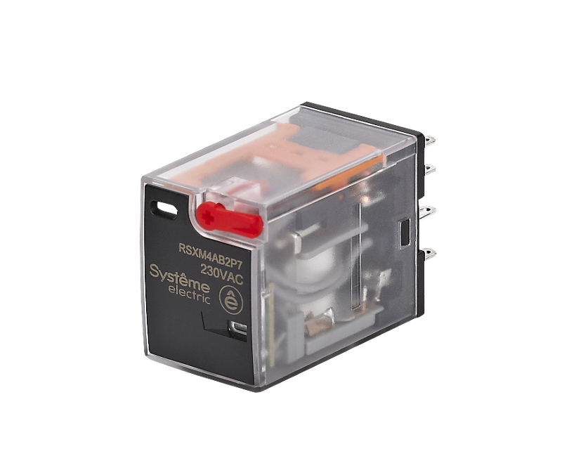 Реле 6A 4CO 230VAC тест кнопка LED | RSXM4AB2P7 | SE — Systeme Electric
