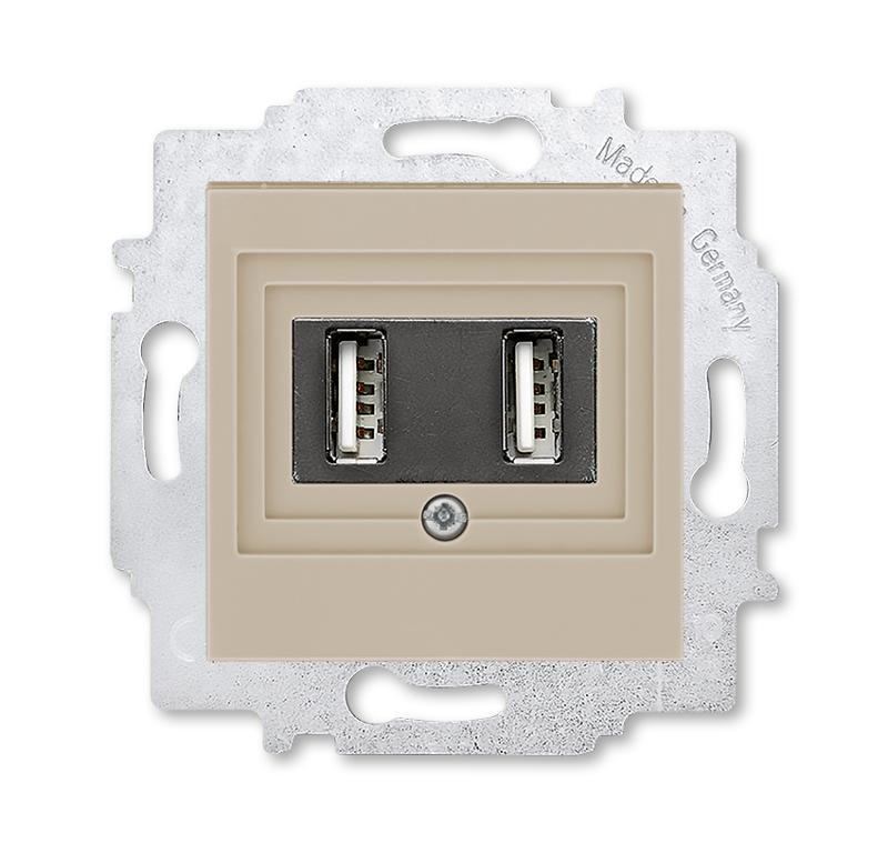 ABB Levit Кофе макиато USB зарядка 2-ая | 5014H-A00040 18W | 2CHH290040A6018 | ABB — ABB