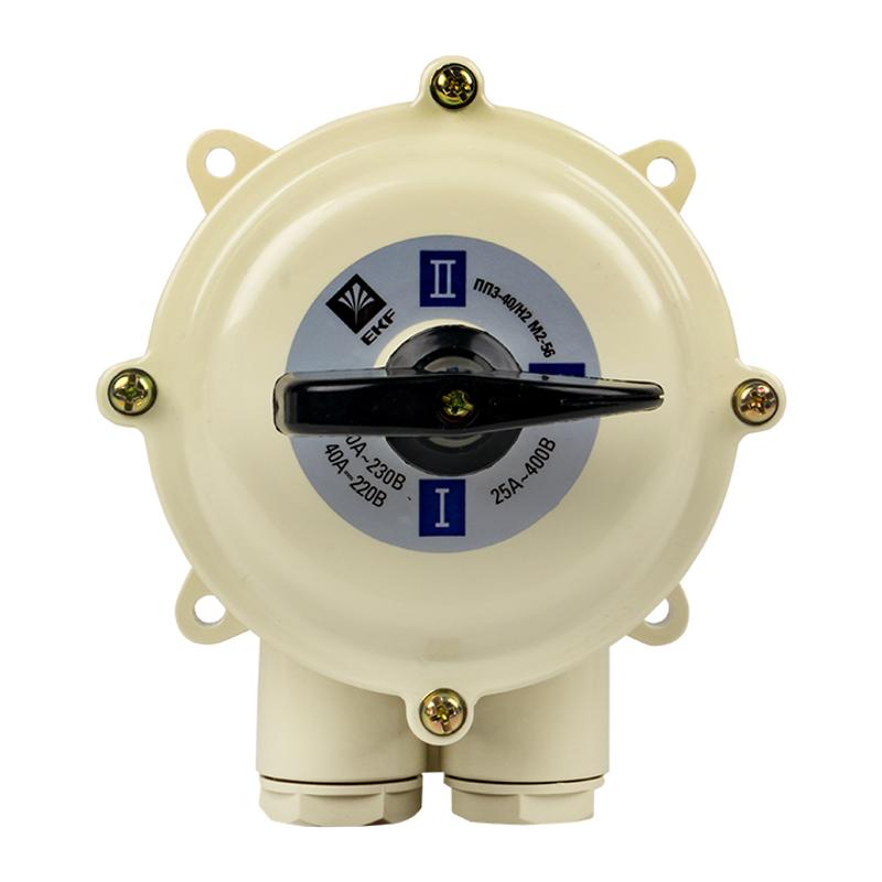 Пакетный  переключатель ПП 3-40/Н2 М2 пл. IP56 EKF PROxima | pp-3-40-4 | EKF — миниатюра 2