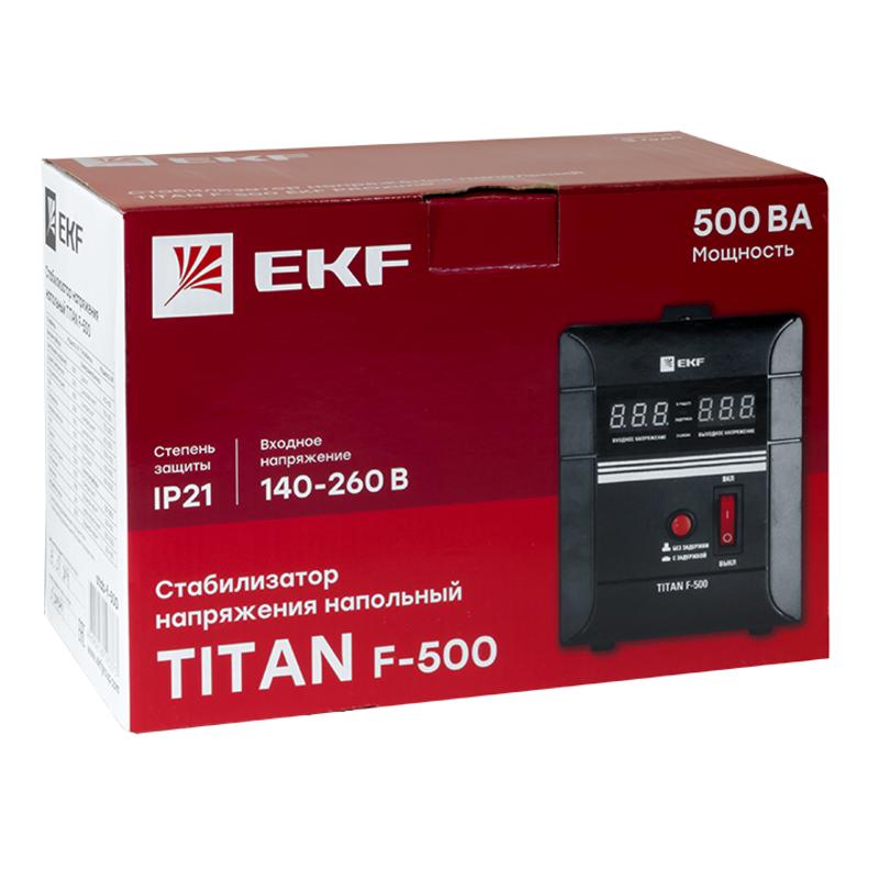Стабилизатор напряжения напольный 0,5 кВт EKF PROxima | stab-f-500 | EKF — миниатюра 3