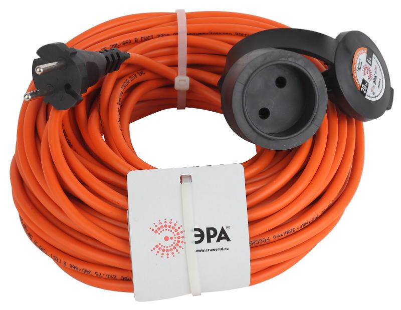 Удлинитель силовой ЭРА UPx-1-2x0.75-20m-IP44 в бухте б/з 1 гн 20м ПВС 2х0.75 | Б0043037 | ЭРА — ЭРА (Энергия света)