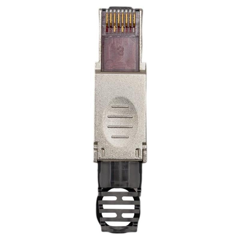 Коннектор TERACOM PRO полевой заделки RJ-45 (8P8C) экранированный STP для кабеля Cat.6 | TRP-PLUG-6STP-FST | EKF — миниатюра 10