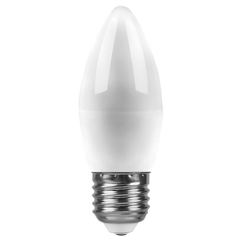 Лампа светодиодная LB-570 (9W) 230V E27 2700K свеча | 25936 | FERON — миниатюра 2