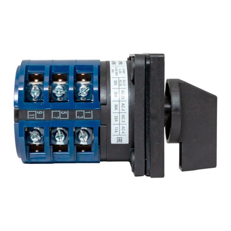 Переключатель кулачковый ПК-1-43 32А 3P «1-0-2» IP65 | pk-1-43-32-65 | EKF — миниатюра 3