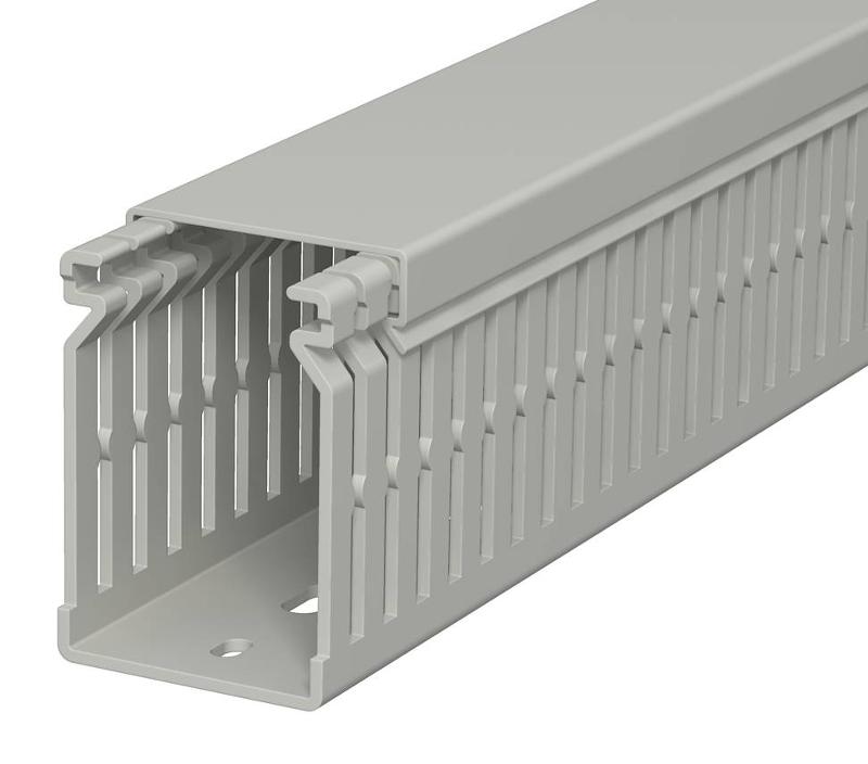 Распределительный кабельный канал LK4 N 60x40x2000 мм (ПВХ,серый) (LK4 N 60040) | 6178205 | OBO Bettermann — OBO Bettermann