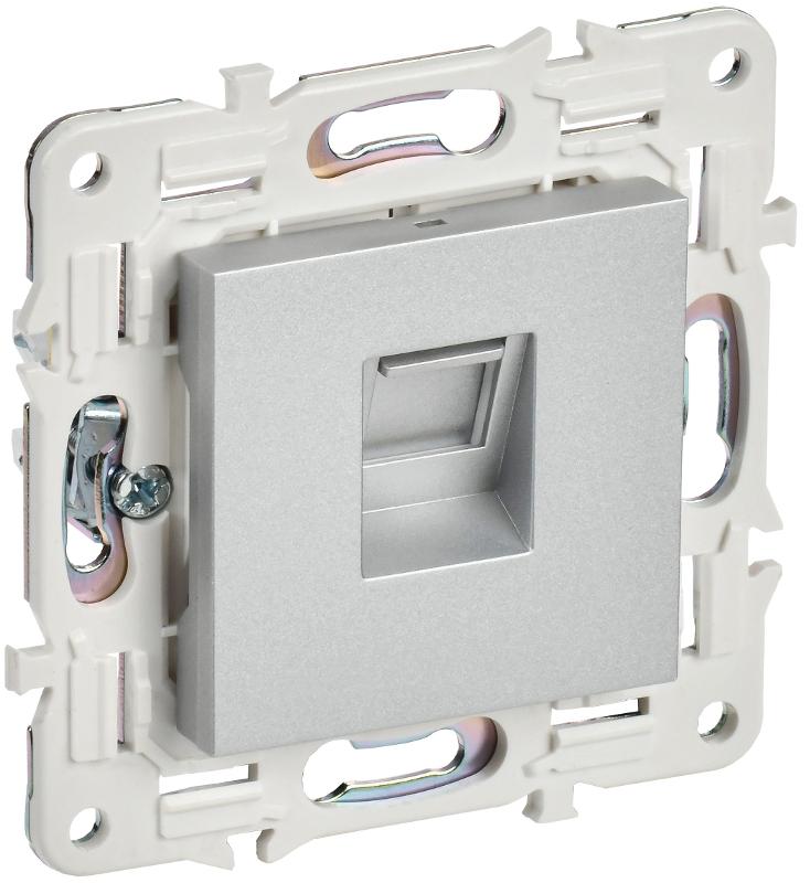 SKANDY Розетка компьютерная RJ45 кат.5E SK-K01S серебряный | SK-K10-1-K23 | IEK — IEK (ИЭК)
