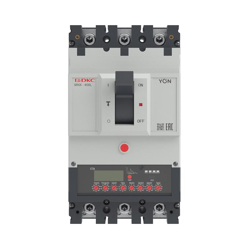 Авт. выкл. YON pro MNX400L 3P 400A 70kA при AC415V расц. ETA | MNX400L3PETA0400 | DKC — миниатюра 3