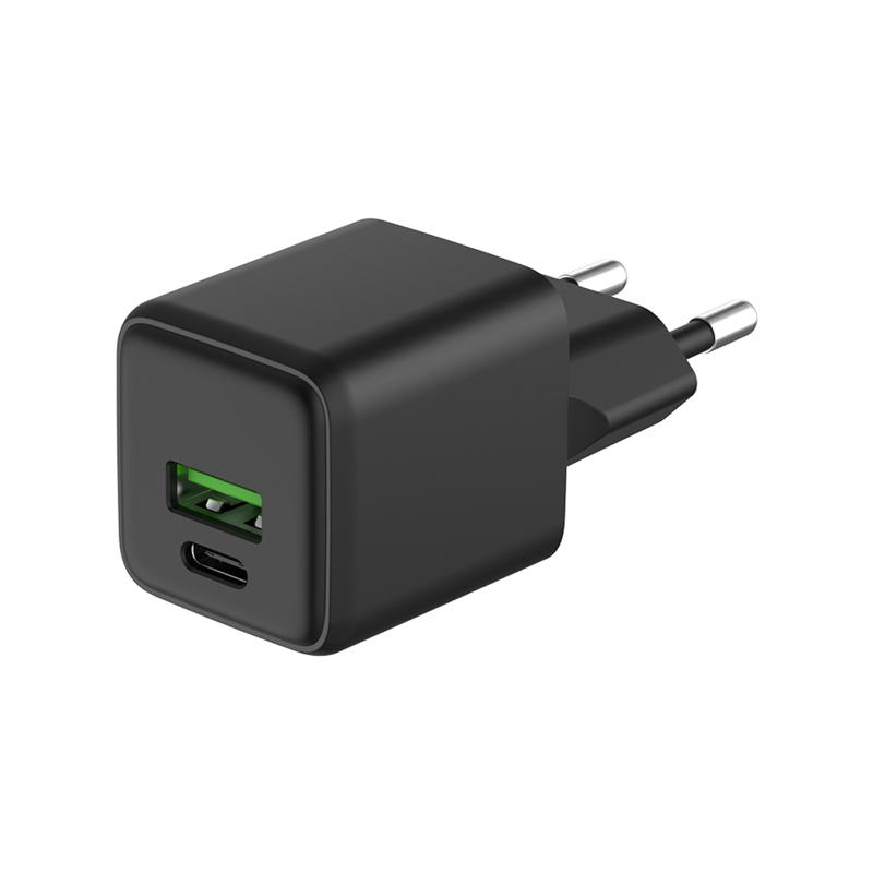 Сетевое зарядное устройство с двумя портами USB-A и Type-C, 25Вт GaN | 18-2203 | REXANT — REXANT
