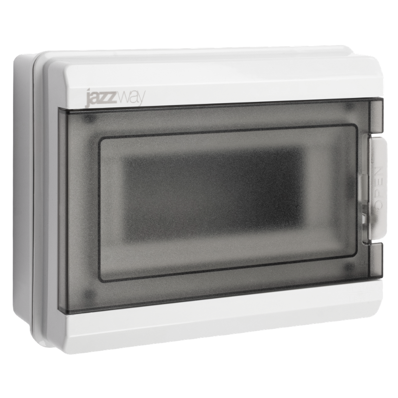 Корпус пластиковый навесной на 8 модулей PDB/W 3008 GR (ЩРН-ПГ- 8) IP65 | .5071988 | Jazzway — Jazzway